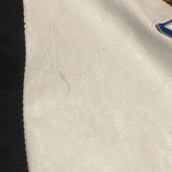 Jeff Hamilton San Francisco 49ers leather trim jacket XL - Picture 13 of 16